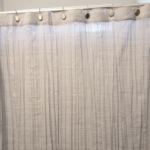 Elegant Gray Shower Curtain